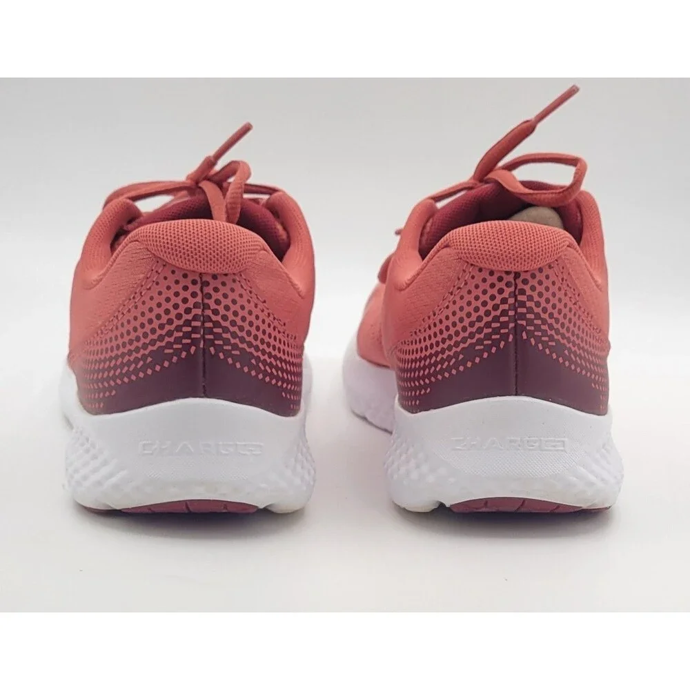 Under Armour Charged Rogue 4 Shoes Youth Size 6Y Chakra Pink/Red-Orange